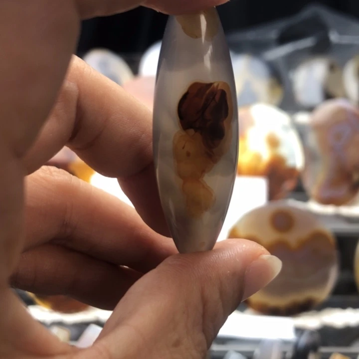 合金玛瑙/玉髓珠宝奇石013