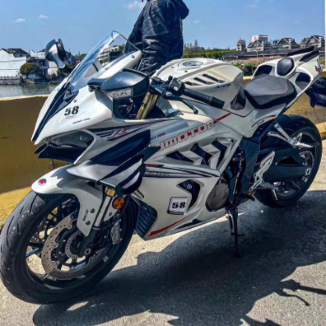 赛800赛600RS改装件鲨鱼鳍侧板加大大油箱罩