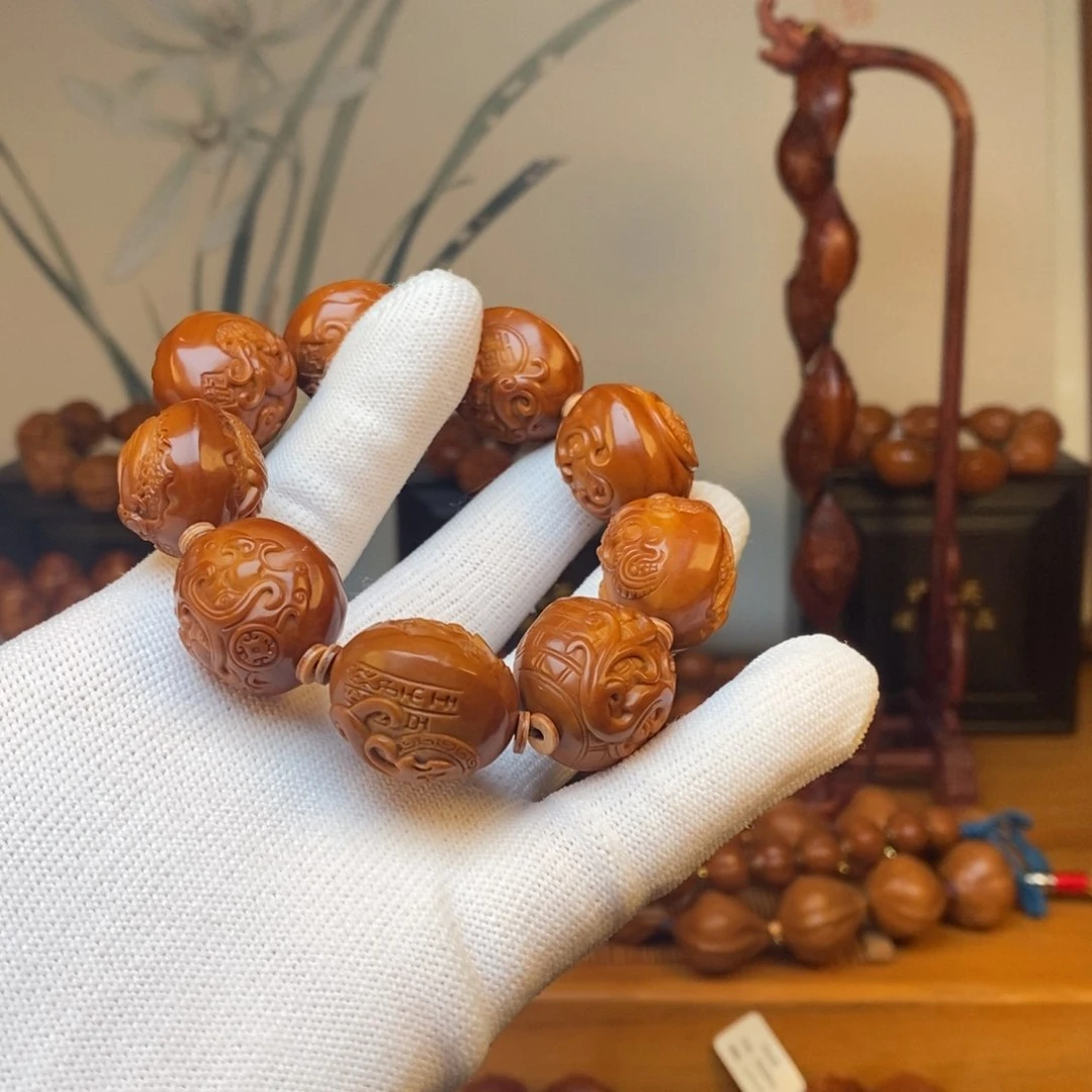 橄榄核手串许忠英老师锦灰堆2.2×2.3