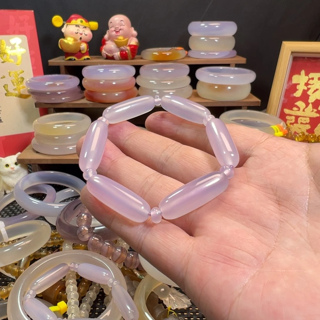 玛瑙/玉髓手镯未镶嵌人****品