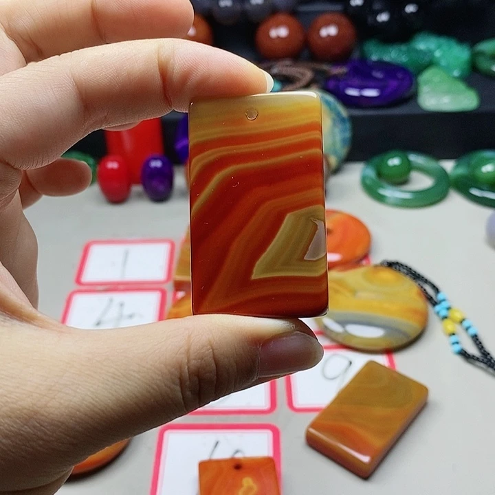 玛瑙/玉髓吊坠(不含链)未镶嵌一**安