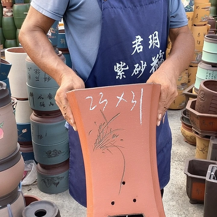 紫砂花盆紫砂花盆盆栽植物花卉种植