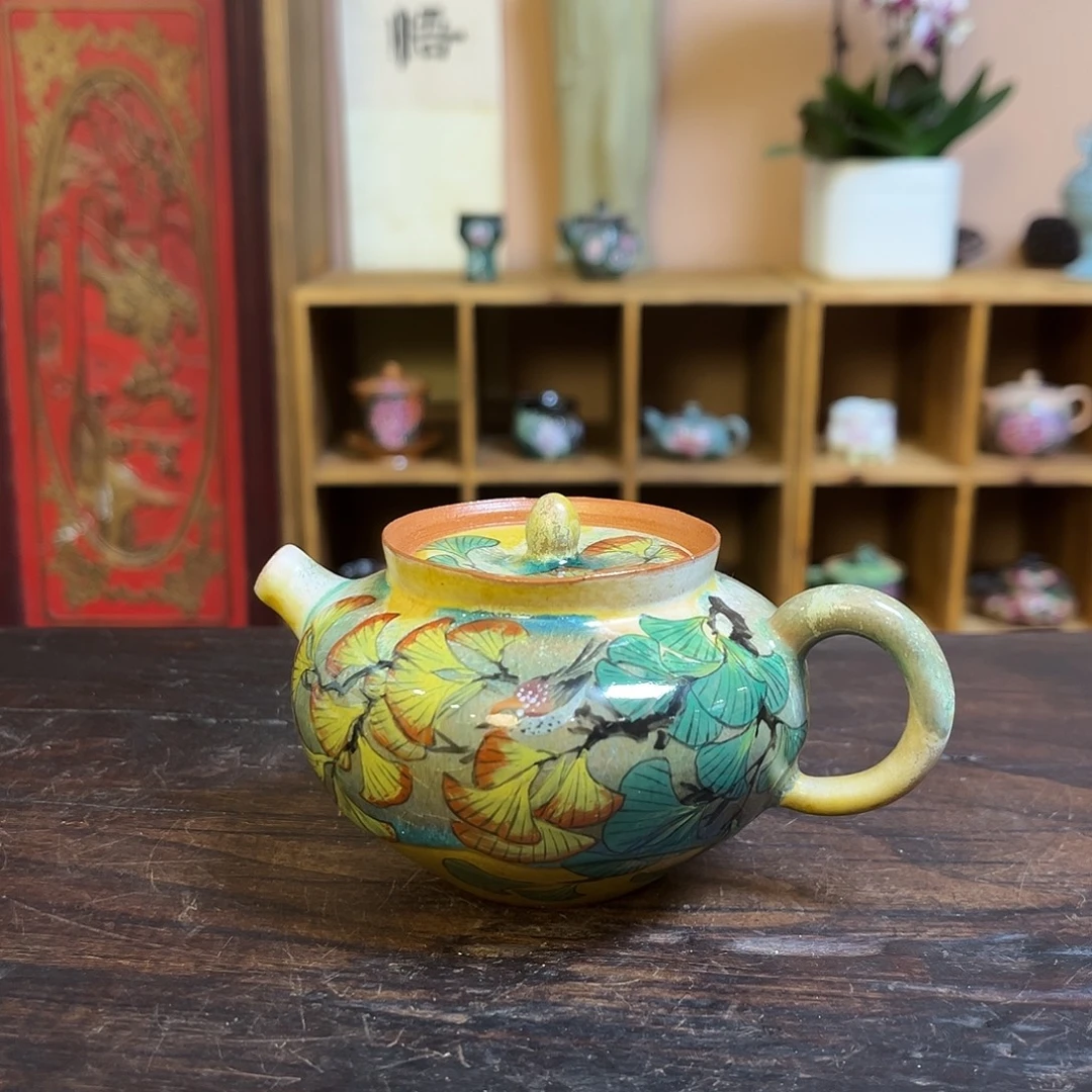 柴烧手工手绘陶瓷