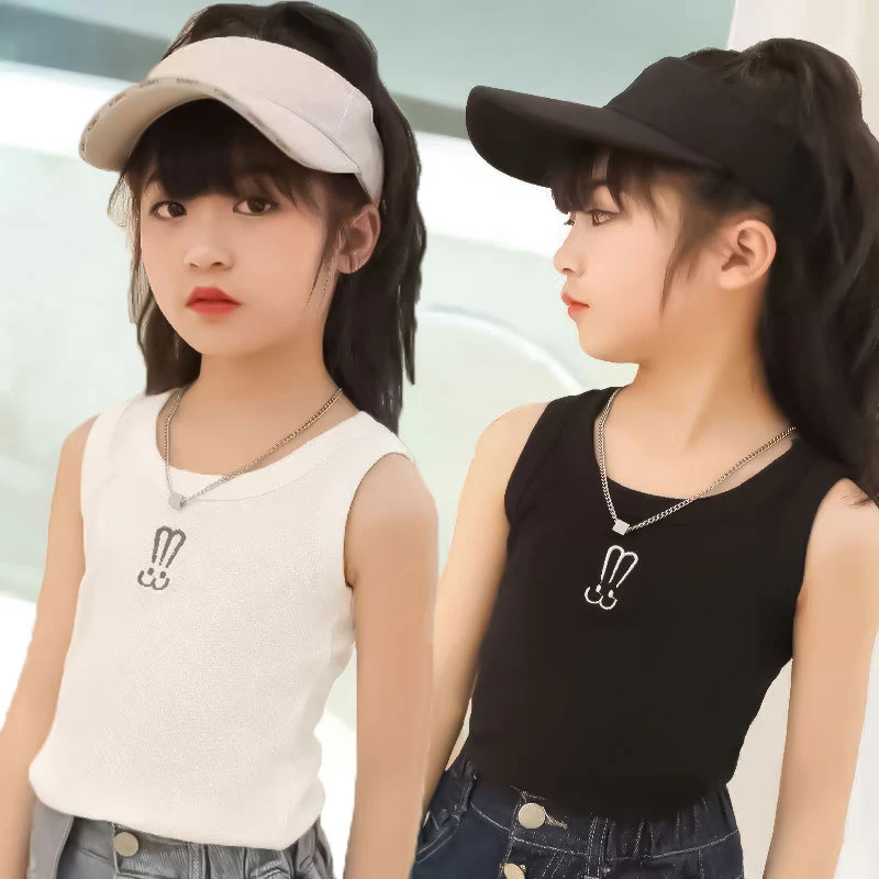 女童吊带背心短款内衣中大童打底衫无袖内搭上衣女孩外穿爵士舞夏