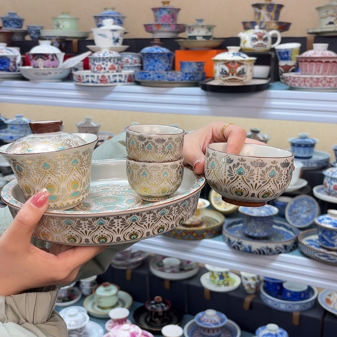 盖碗里的水煮开后放