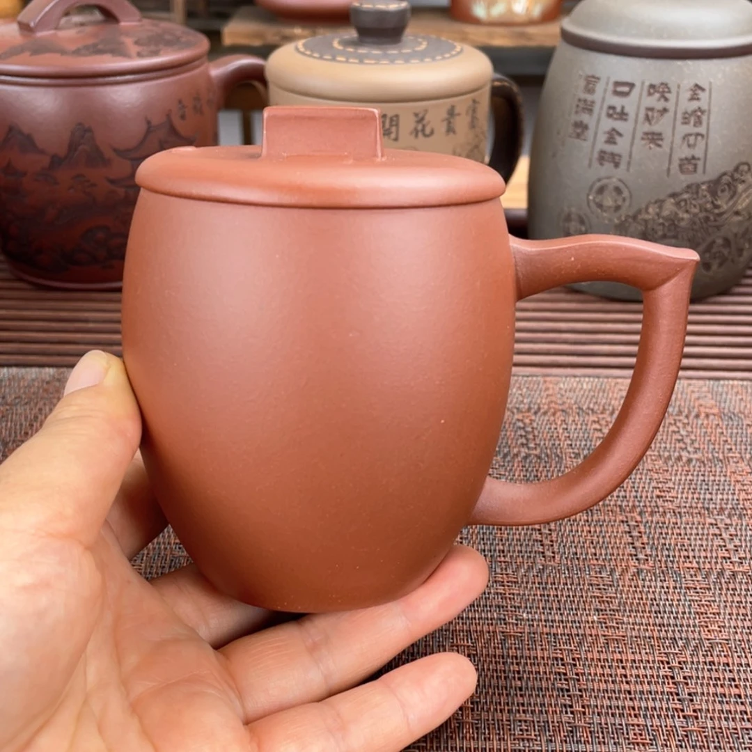 【闪购商品】茶杯紫砂宜兴原矿紫砂盖杯微瑕