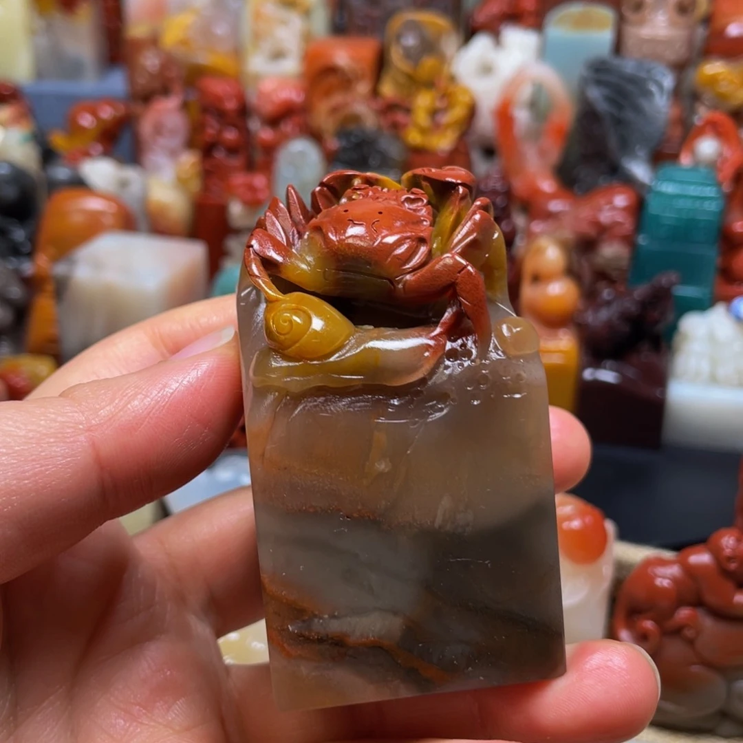 寿山石印石精美寿山