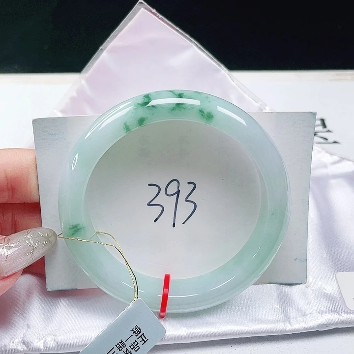 翡翠未镶嵌手镯缅甸翡翠56+