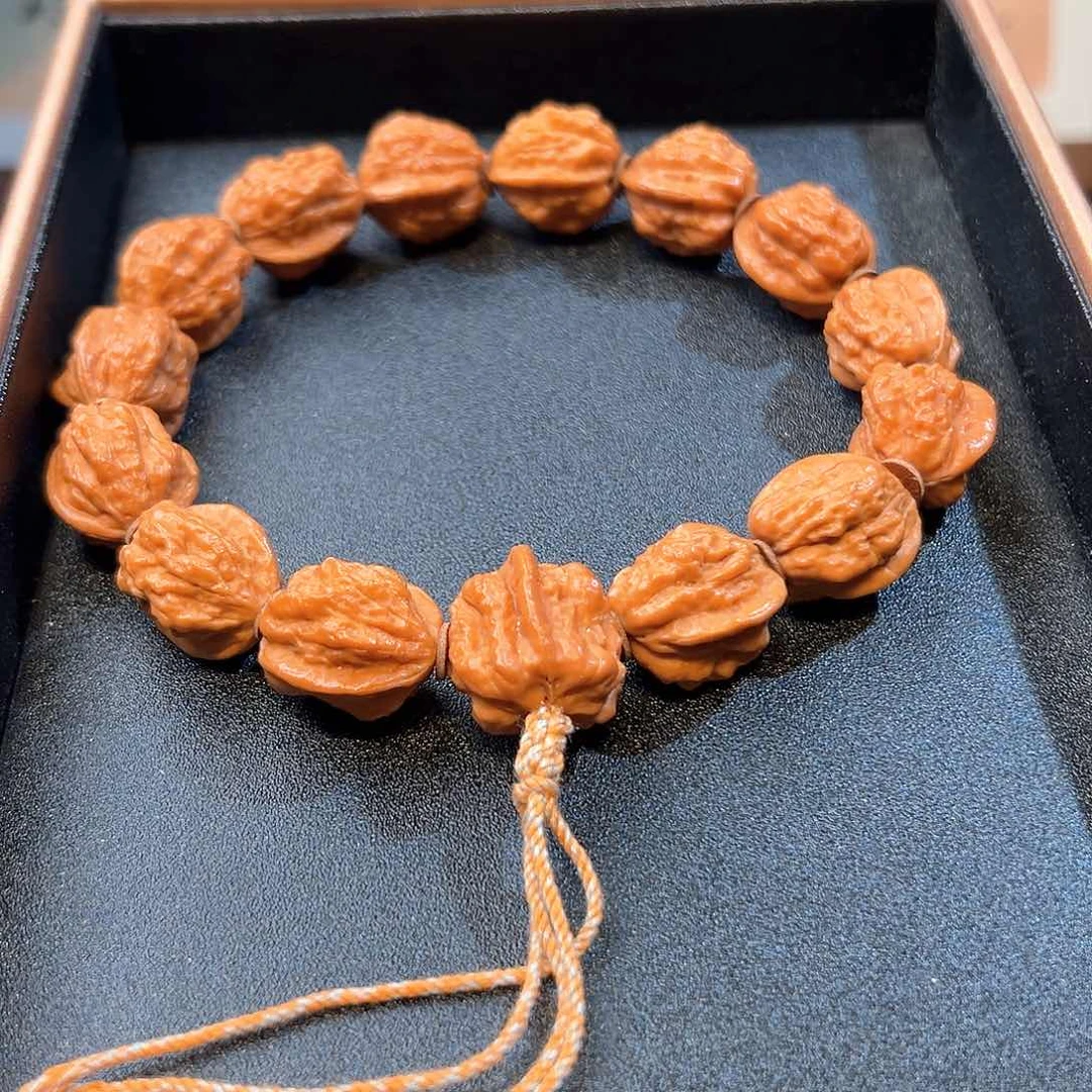文玩核桃手串小金蟾