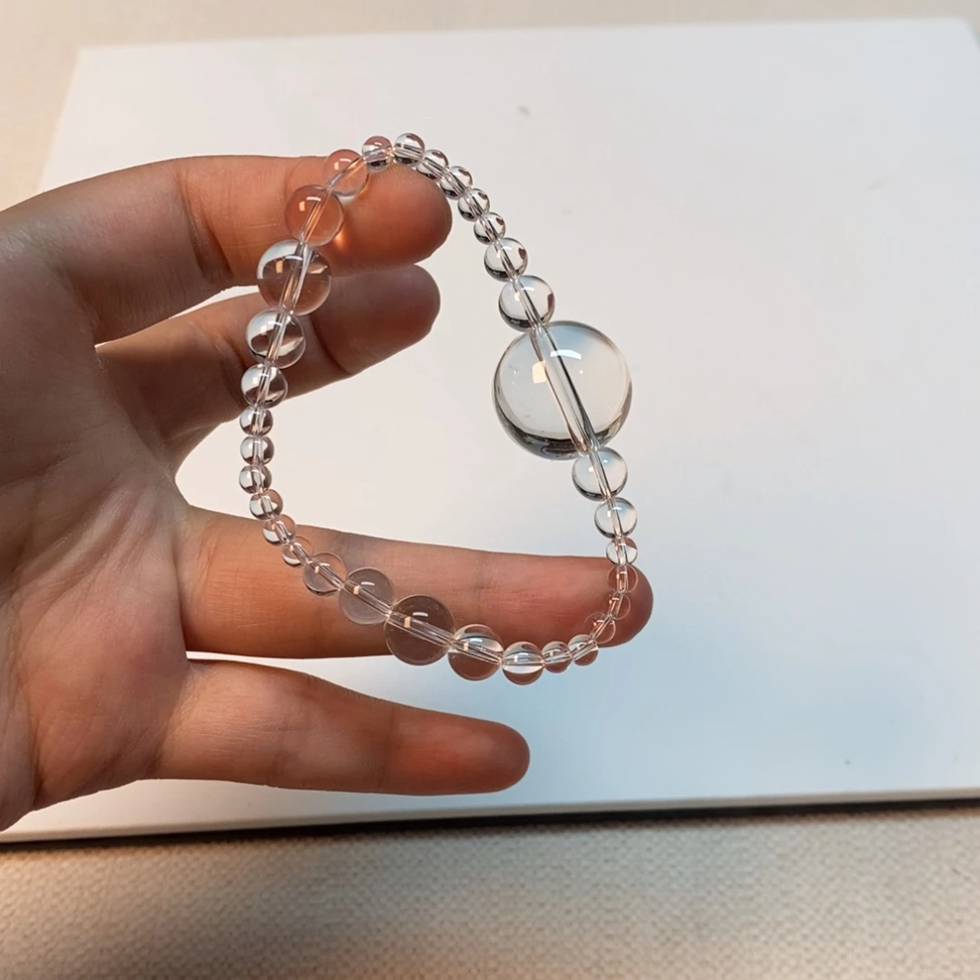 手串白水全净体 大灯泡