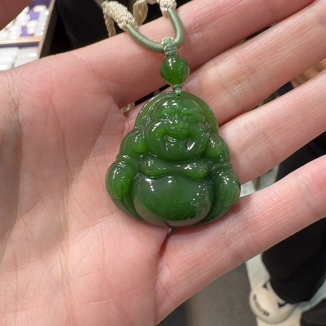 和田玉佛未镶嵌225好大哥卡35左右尺寸
