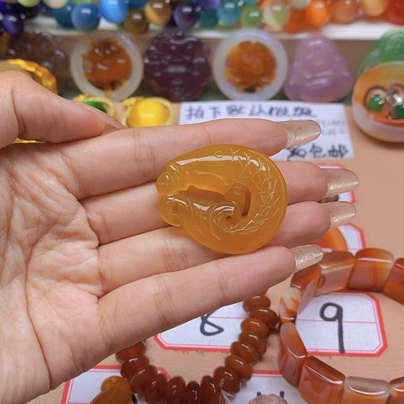 【闪购商品】玛瑙/玉髓颈饰未镶嵌李*华