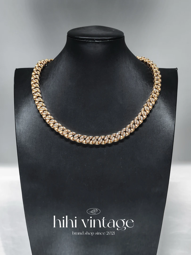 95新 BVLGARI/宝格丽 镶钻项链/16648092