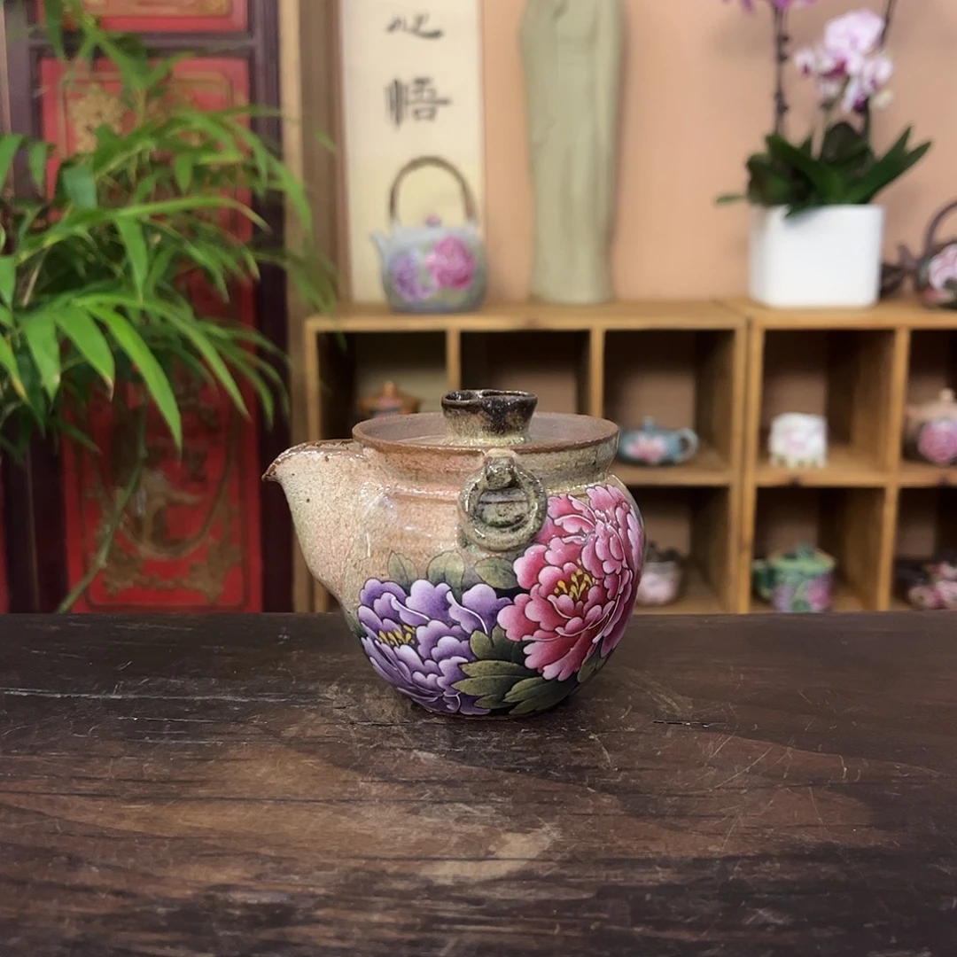 景德镇纯手工手绘柴烧
