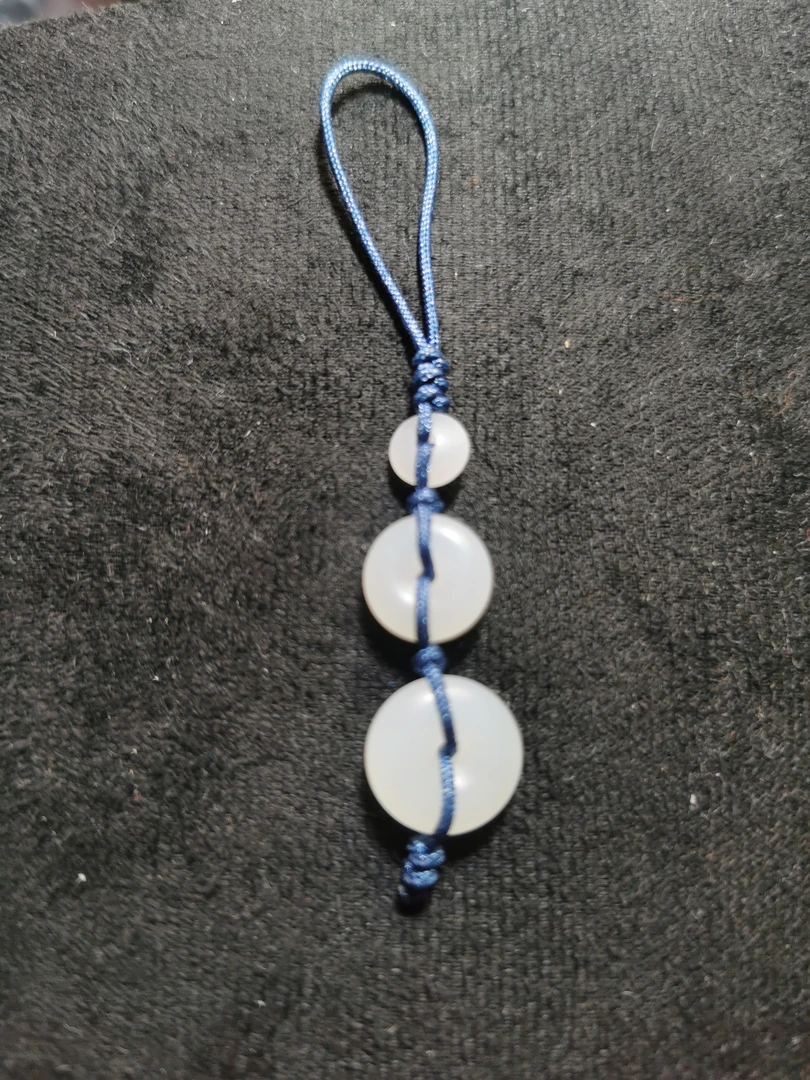 和田玉平安扣挂件