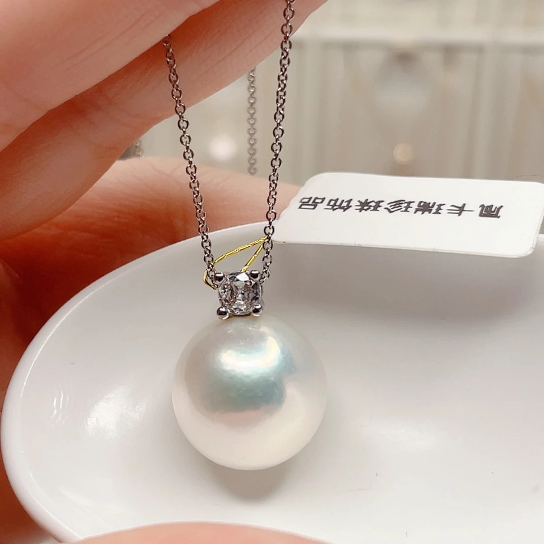 淡水珍珠吊坠(赠链)合金