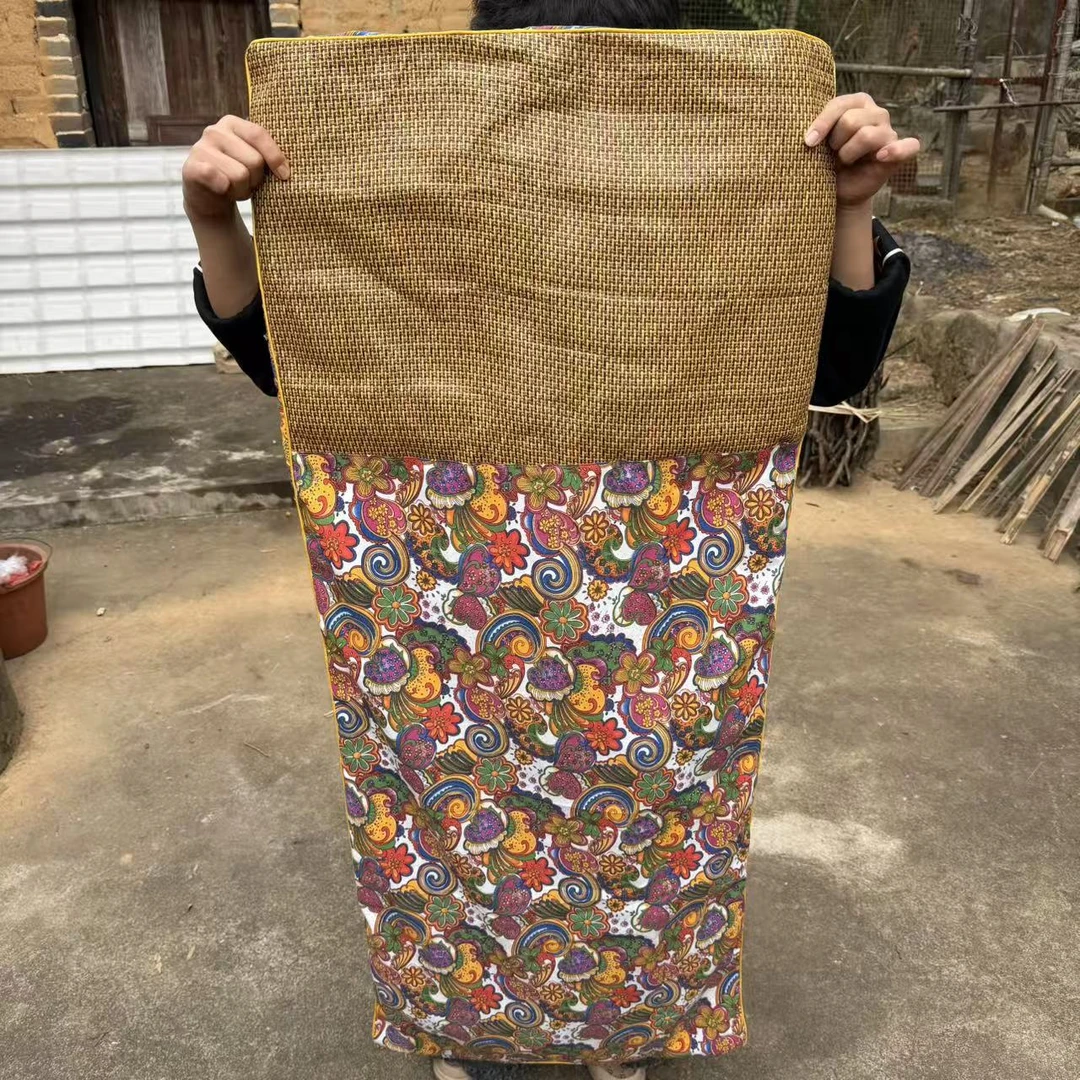 ZGL93长方形大号简约轻奢风艾草艾绒藤席