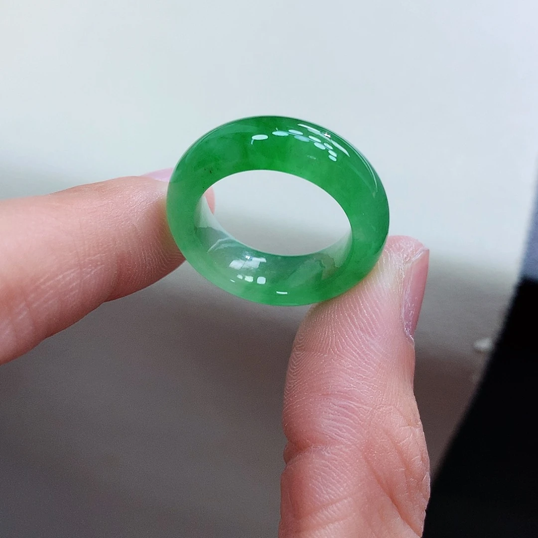 未镶嵌戒指翡翠13-14号