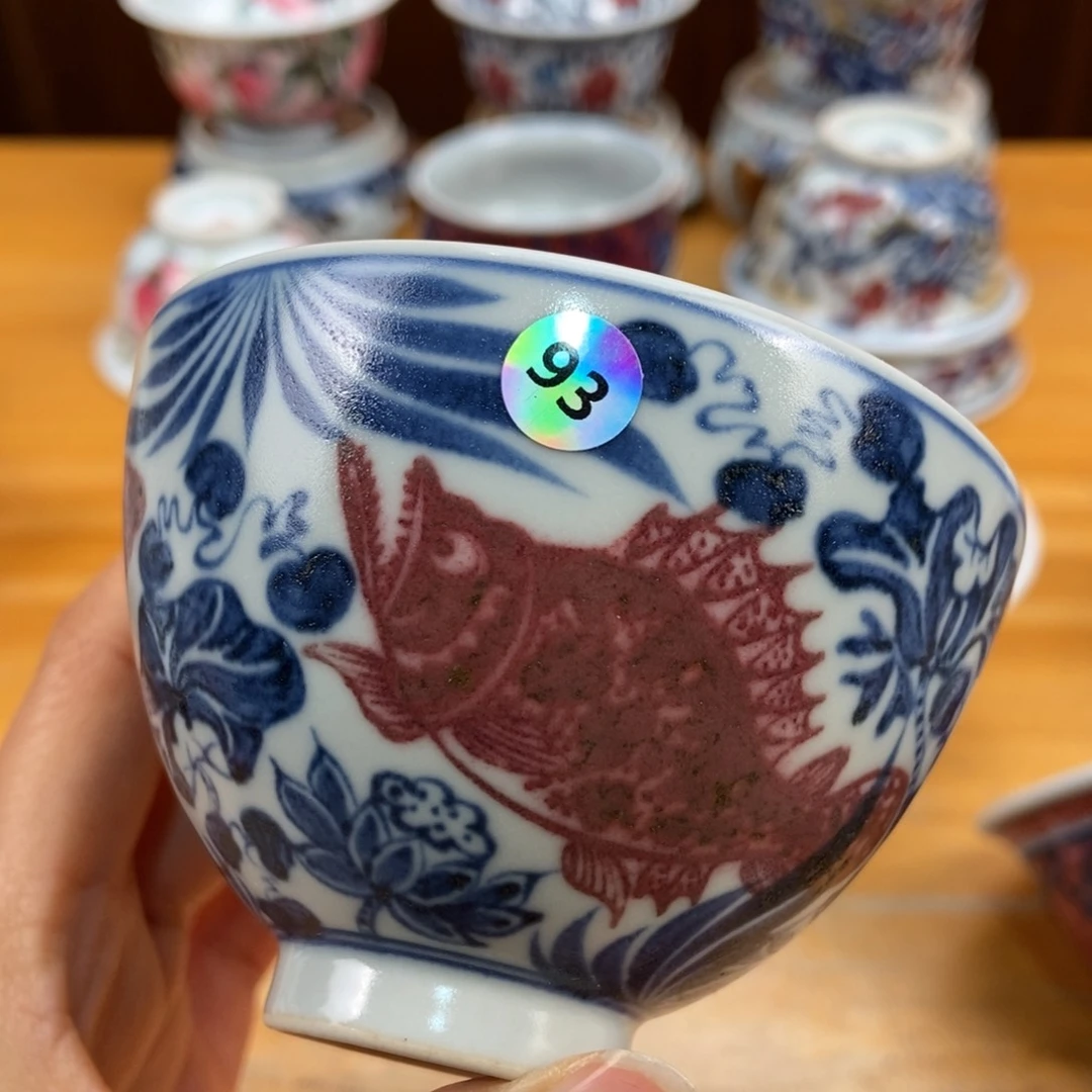 手绘现代茶具非古董