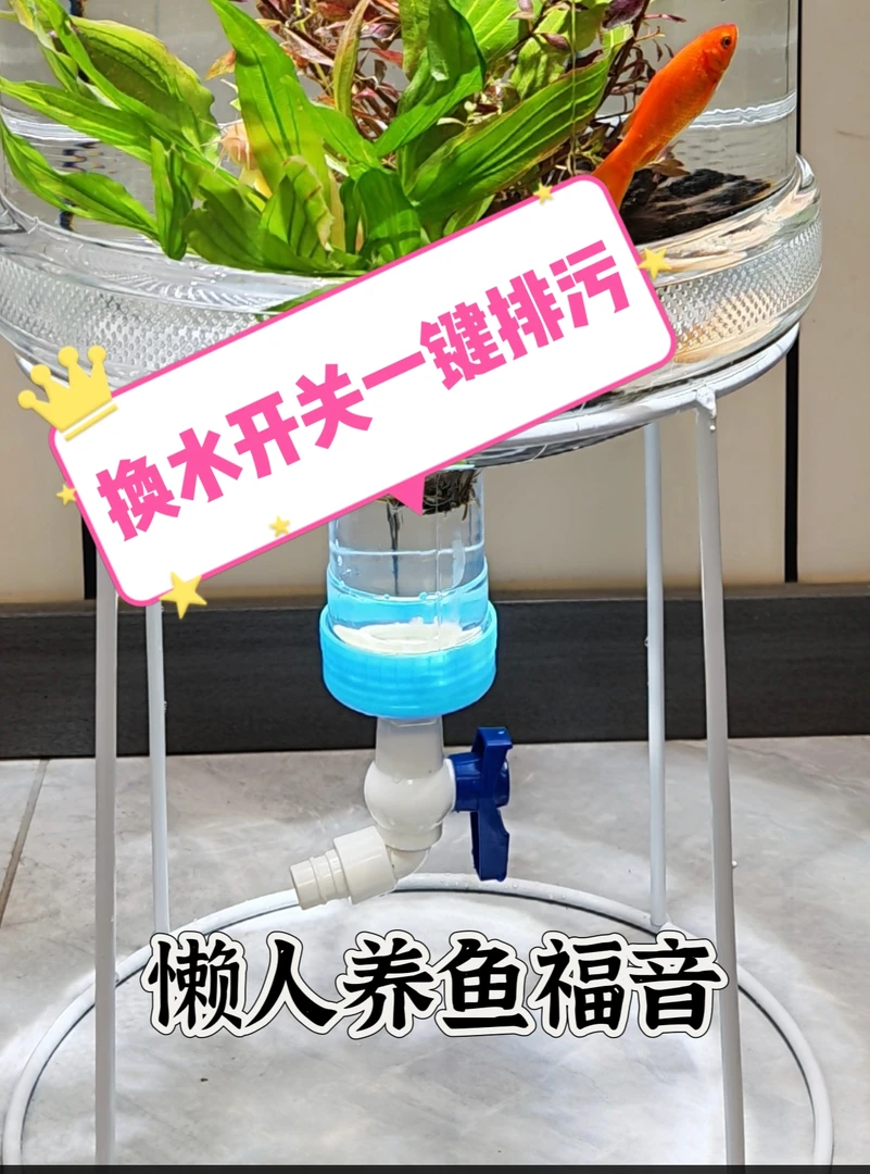 神器桶装水大桶纯净水支架饮水机桶改装鱼缸矿泉水桶养鱼支架