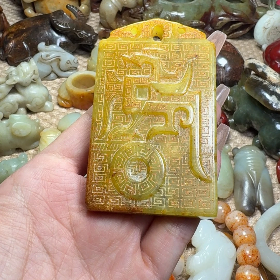 白玉菩提吊坠挂件