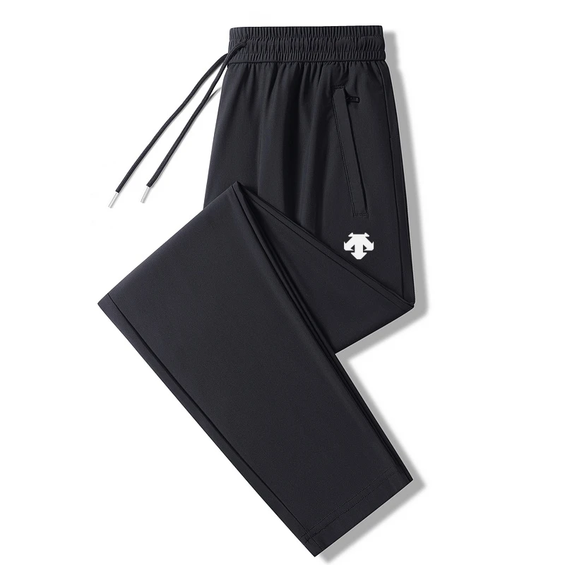 【迪家休闲裤】D-2025夏季新款速干裤男士跑步裤透气直筒运动长裤