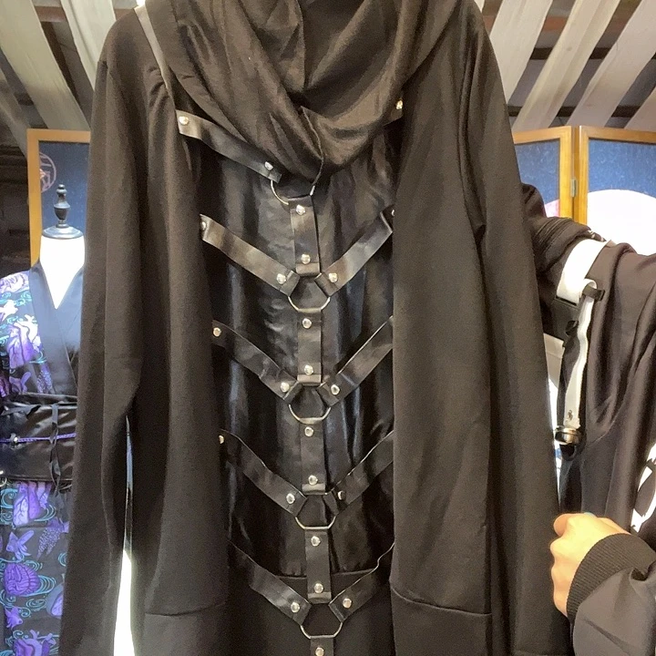 Acdc背后环扣长款卫衣