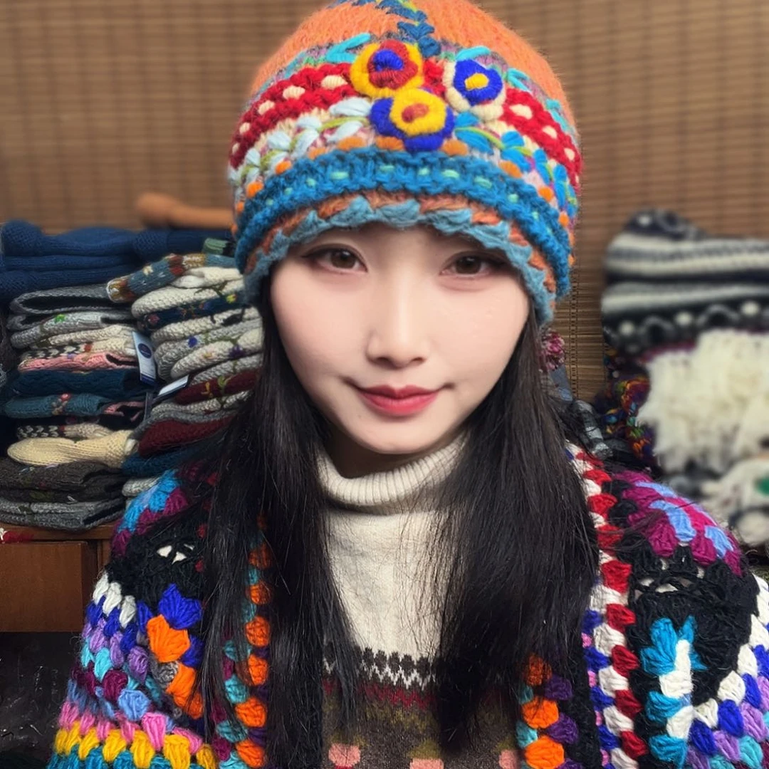 羊毛尼泊尔纯手工帽子835