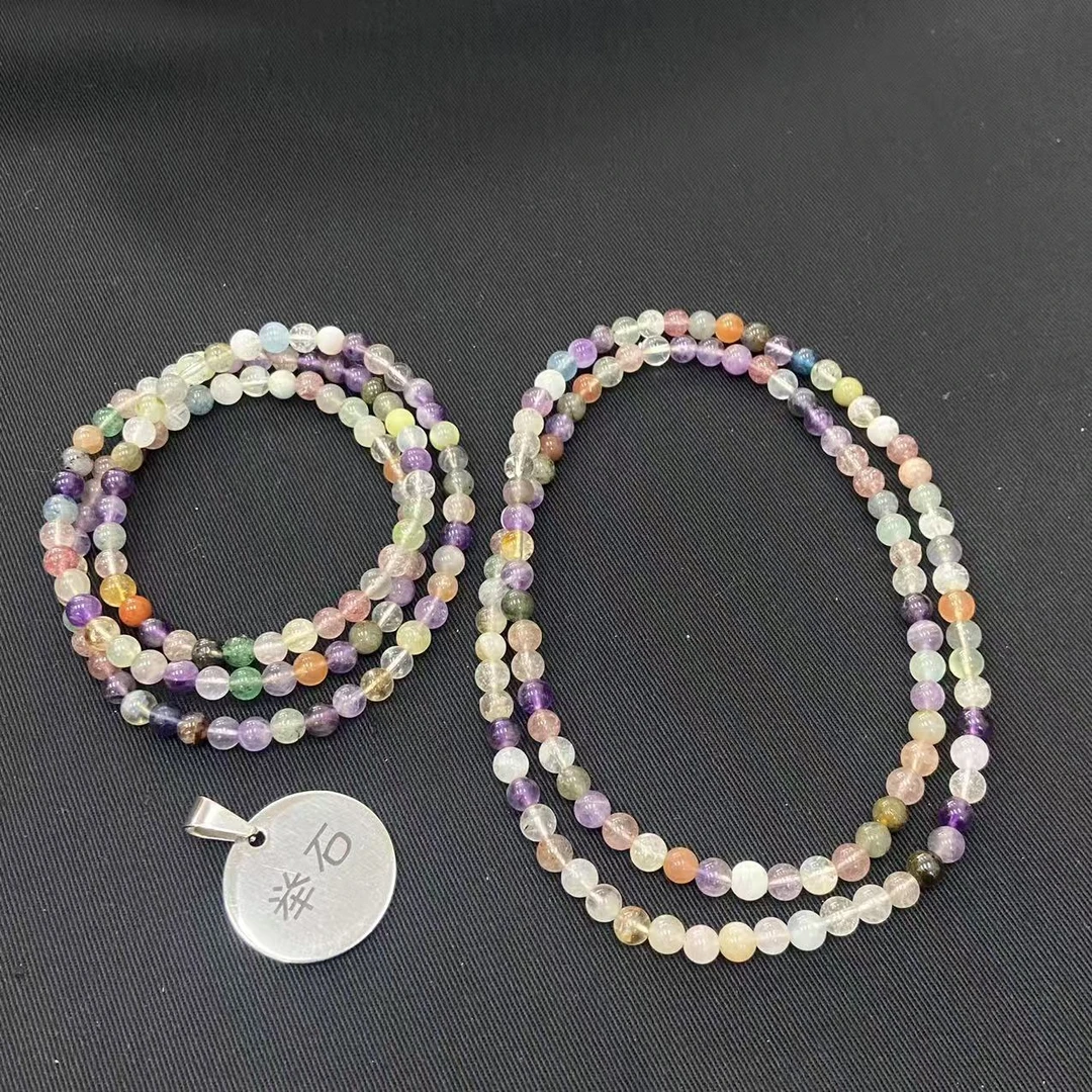 【举石珠宝】T0107-681-225水晶珠串（一件/多样性发/约4mm）I