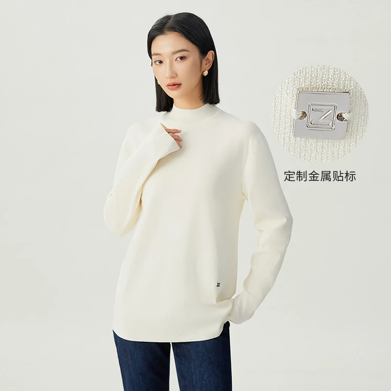 【直播专享】哥弟真的好烟管领针织上衣套头针织衫女A301428