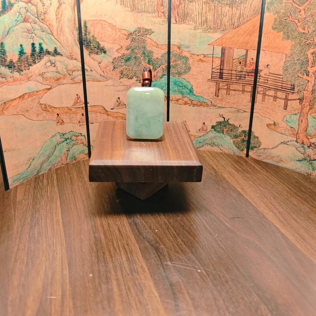 U和田玉无事牌吊坠3115