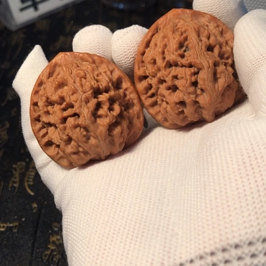 把件文玩核桃水龙纹41mm