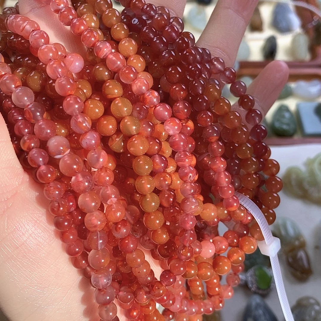 南红玛瑙合金手链