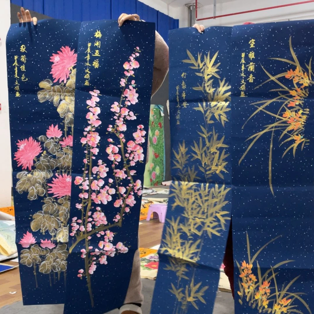 国画国画作品画心一张