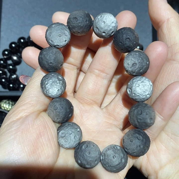 黑曜岩手链未镶嵌好****棒