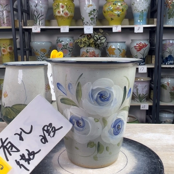罐1tc景德镇陶瓷花盆
