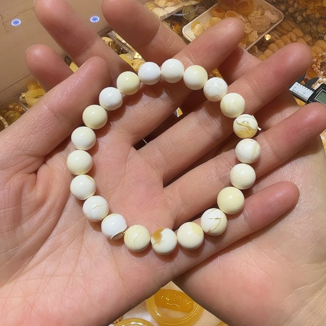 琥珀手链未镶嵌蜜蜡手串
