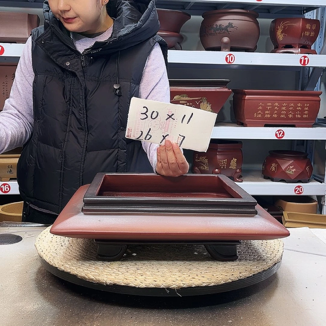 紫砂花盆紫砂花盆