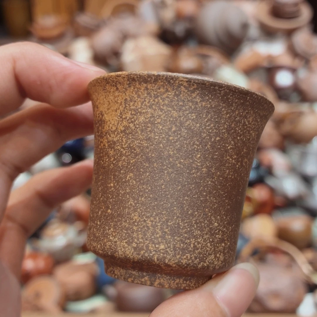 柴烧老岩泥高温茶器皿
