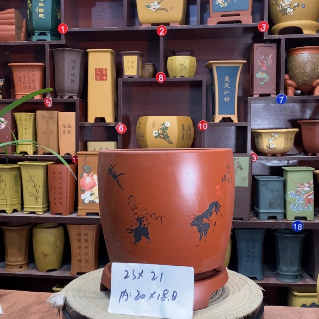 紫砂花盆紫砂艺术