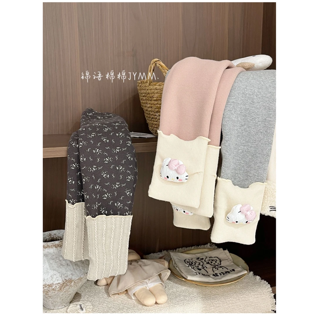 5号-2025深秋-锦语棉棉-号码0701-W961-儿童复合打底裤