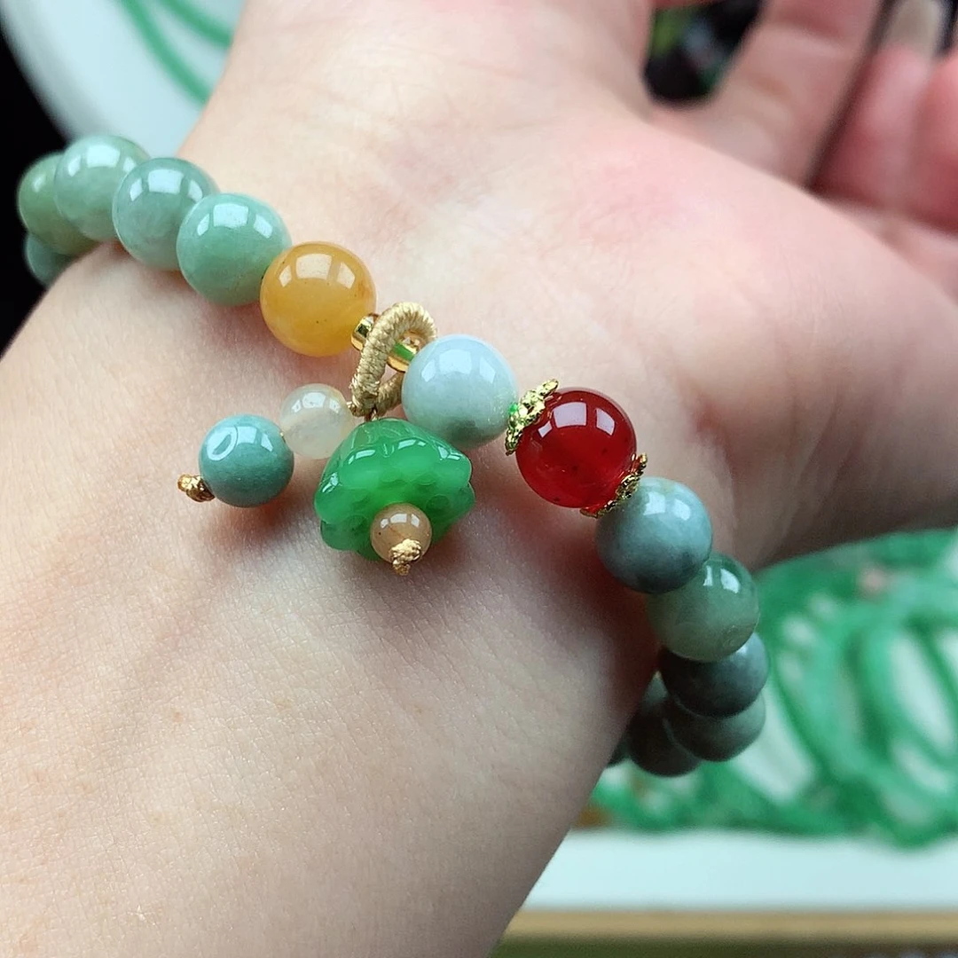 未镶嵌手链翡翠翡翠