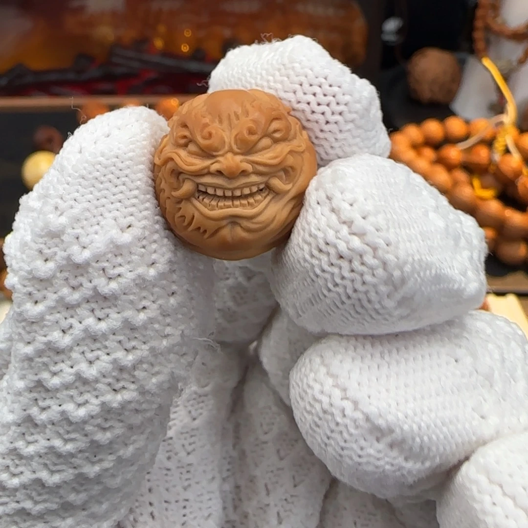 手串猴头核桃龙僧猴头雕刻单颗恶僧