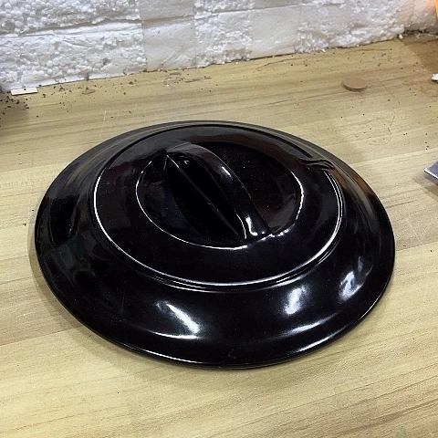 微瑕，不能明火约口径22.5厘米