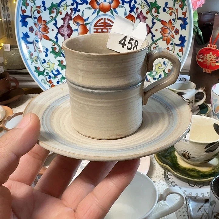 瓷片日本进口咖啡杯