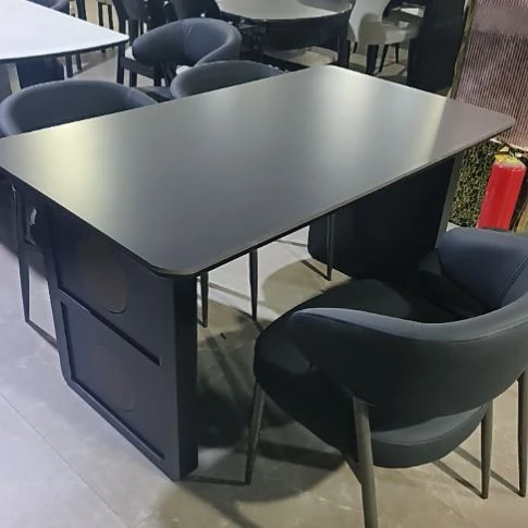 核桃木移动中古风餐桌