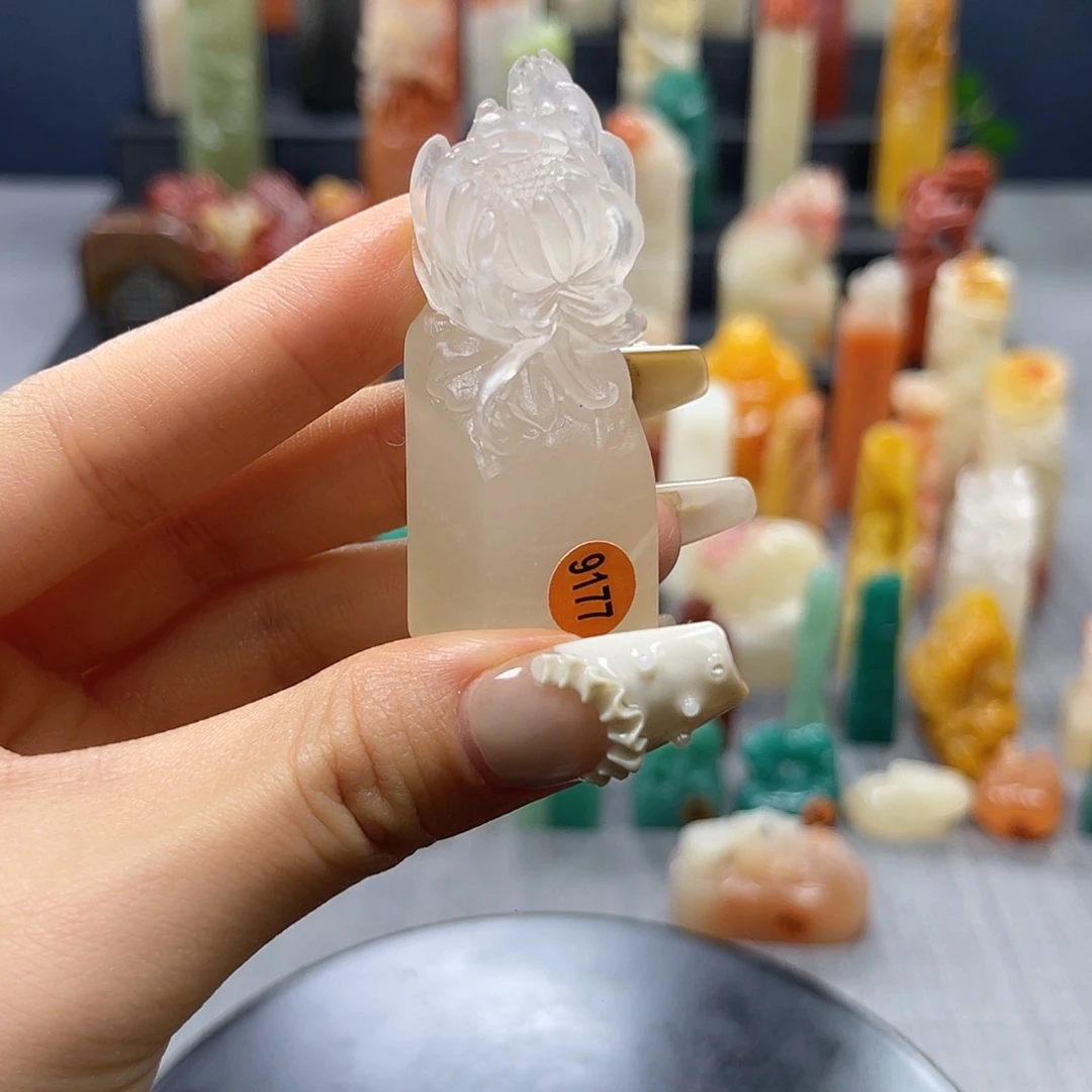 巴林石印石睡****法包邮包刻9177