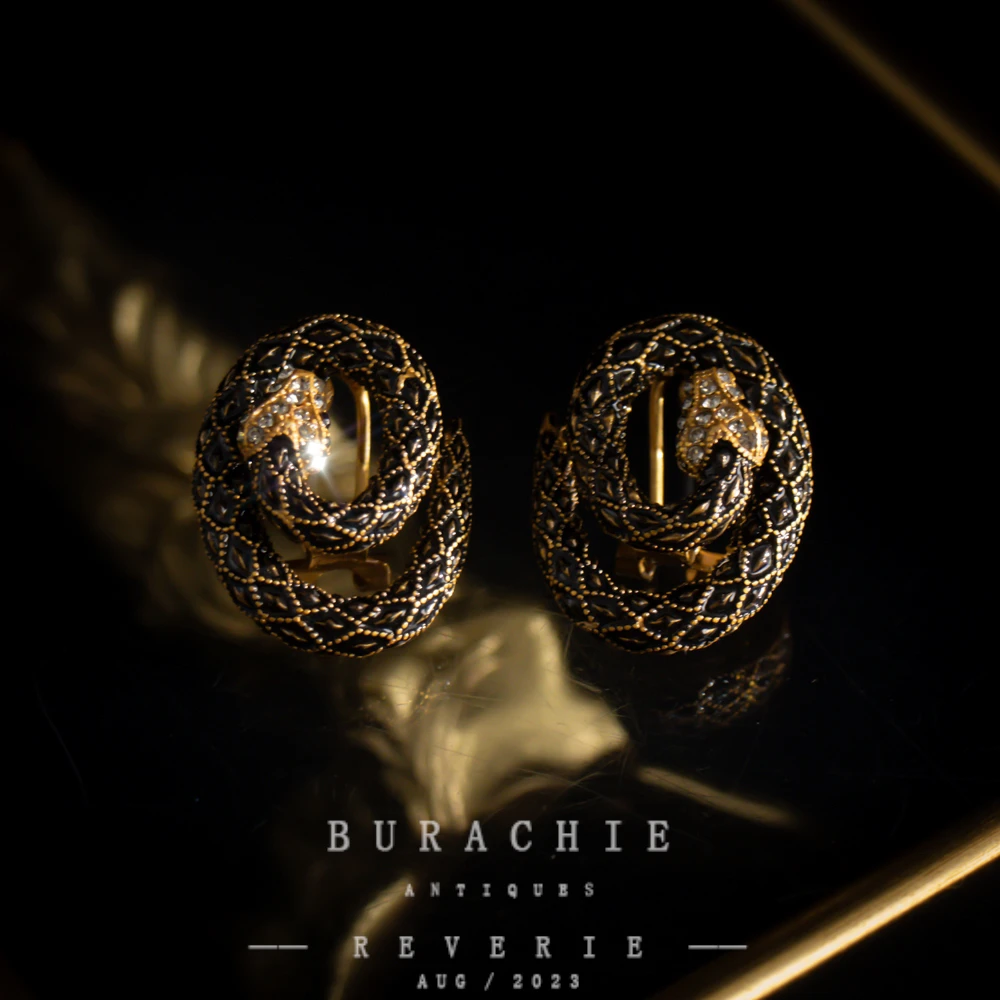 铜合金仿水晶耳饰 【9774】周年珍藏英｜经典原标克拉款CrownFrett