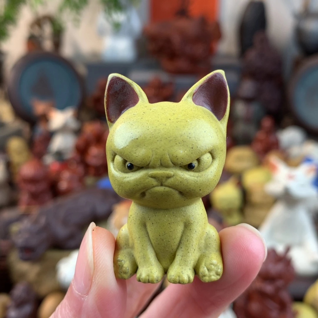 紫砂茶宠迷你小萌狗