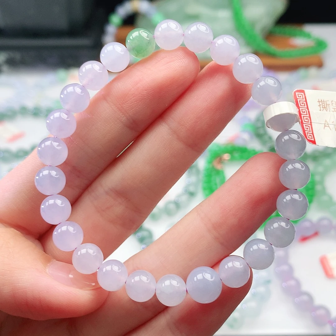 未镶嵌手链翡翠翡翠7mm